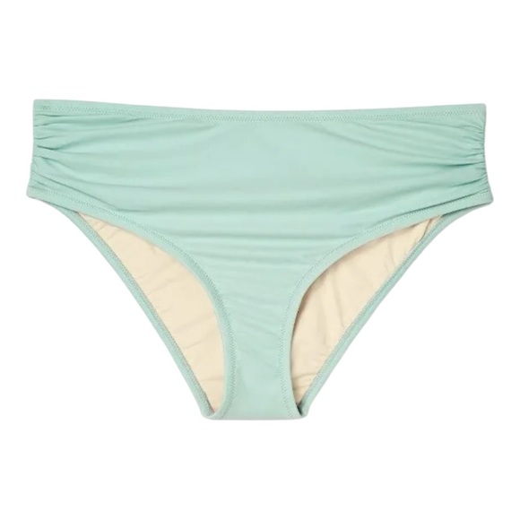 Kona Sol Women's Plus Size High Coverage Hipster Bikini Bottom Mint Size 20W/22W - Picture 4 of 8